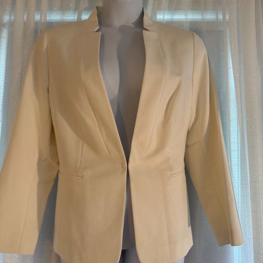 Talbots Off White Blazer